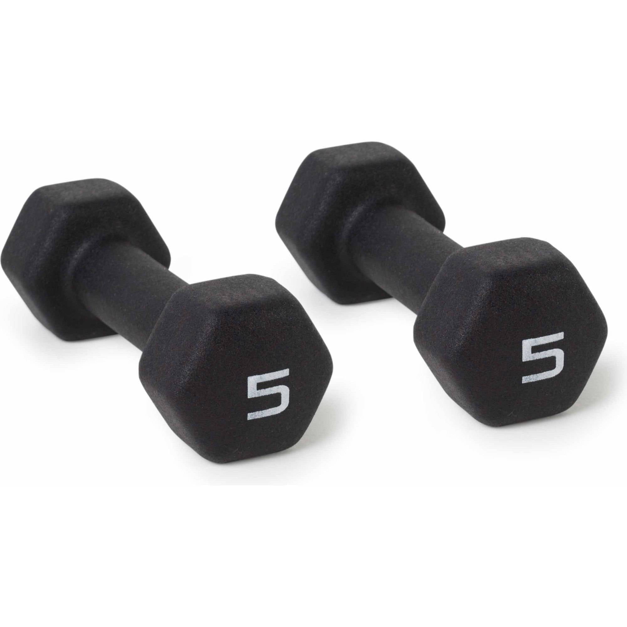 Single CAP Barbell Neoprene Coated Dumbbell Weights 5 Pound Magenta 