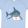 thumbnail image 4 of Inktastic Shark Dinner Boys or Girls Baby Bodysuit, 4 of 5