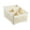 Beige, variant on Dpityserensio Bathroom Storage Bathroom Caddy Organizer Cleaning Basket Basket Storage Organizer for Cottons Swabs Pads Floss Cosmetic Makeup Brushes Pen