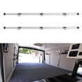 thumbnail image 1 of L de atado de pista, 100 cm de estructura resistente riel de la aerolínea a prueBa de Óxido versátil con 6 Accesorios de espárragos redondos para camas de camiones, 1 of 7
