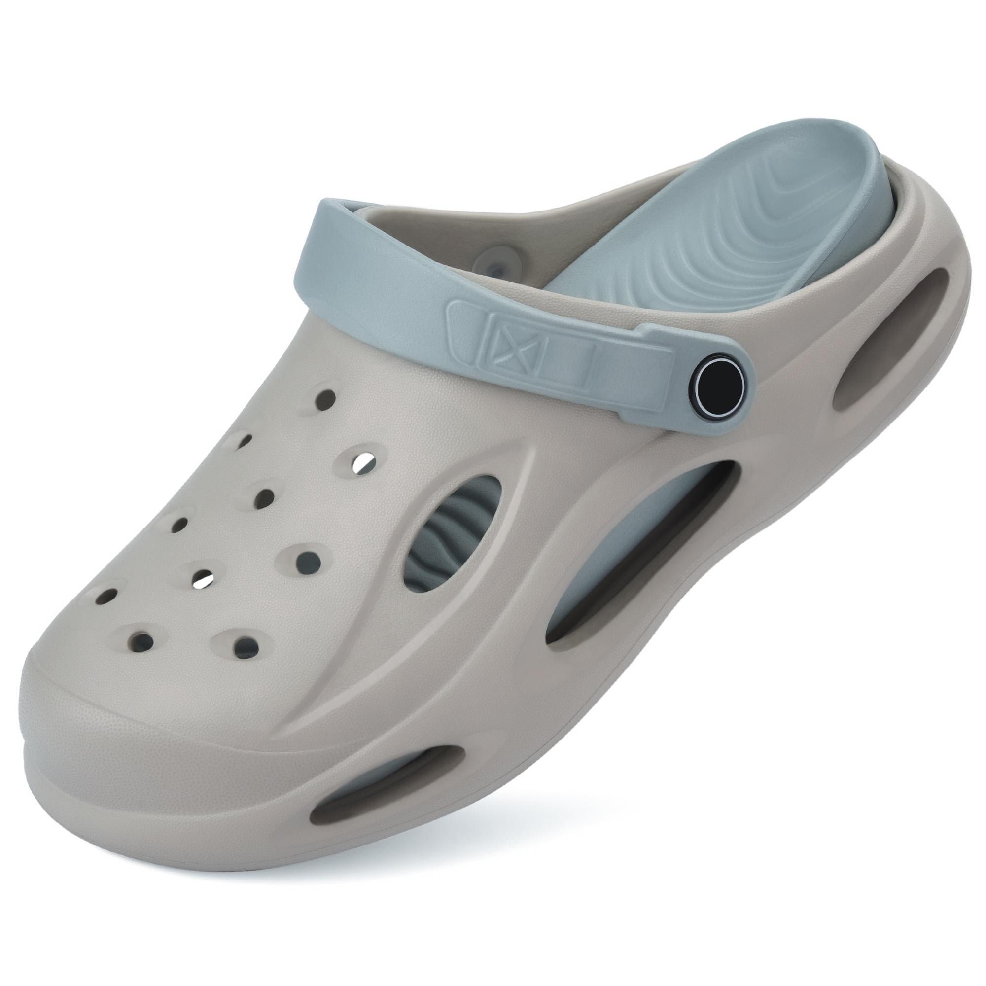Men's Clogs Removable Thick Insoles EVA Clog Non-slip Sandals Lghtweight Outdoor Beach Slippers