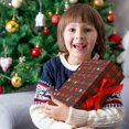thumbnail image 5 of Christmas Magnetic Gift Box with Bow, Red Paper Box for Gift Presentation, Satin Ribbon Accent, 1 Count, 5 of 5