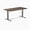 American Rustic Pine / Space Gray, variant on Desky Zero Softwood Office Desk - American Rustic Pine / 48 X 30 Inches / Space Gray