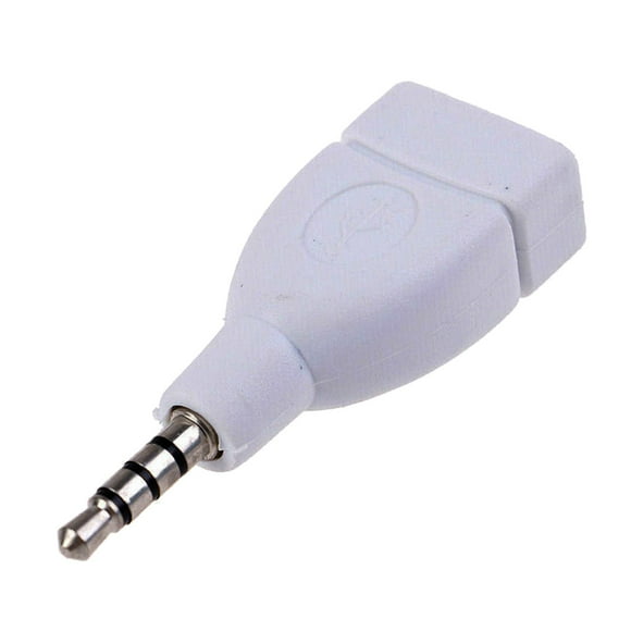 3.5mm Male Jack to USB 2.0 Female cord Converter Accessories AUX Audio