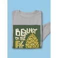 thumbnail image 3 of Beauty Abstract Pinecone Sweatshirt Men -Image by Shutterstock, Male 3X-Large, 3 of 4