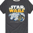 thumbnail image 3 of Star Wars - Han Chewy Millennium Falcon - Toddler And Youth Short Sleeve Tee, 3 of 5