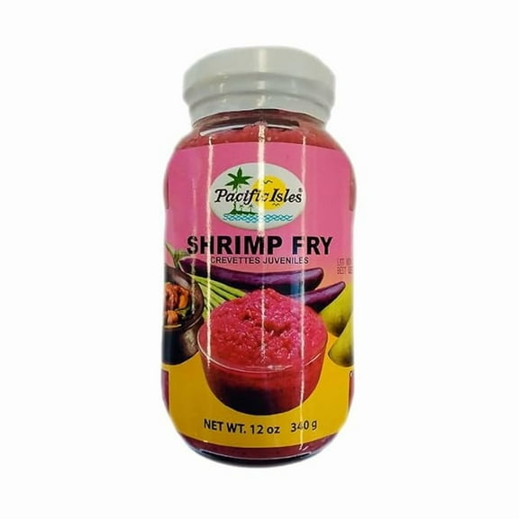 Lingayen/Pacific Isles Shrimp Fry (Bagoong Alamang) NOT COOK PINK 12oz (re-labelled)