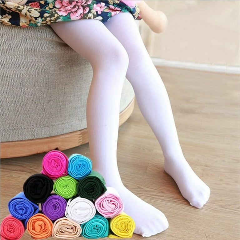 QIPOPIQ Clearance Kids Baby Girls Thin Children's Dance Socks Solid Color  Cute Performance Ballet Girls Pantyhose 