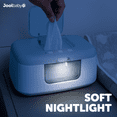 thumbnail image 6 of Jool Baby Tiny Bums Baby Wipe Warmer and Dispenser with Nightlight, Gray, 6 of 9