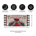 thumbnail image 4 of Evergreen Merry Christmas Milk Can Sassafras Indoor Outdoor Switch Doormat 1'10"x10" Beige, 4 of 6