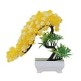 thumbnail image 2 of SPRING PARK Artificial Flower Plant Tree Potted Bonsai Fake Plants for Room Office Desk Decoration, 2 of 7