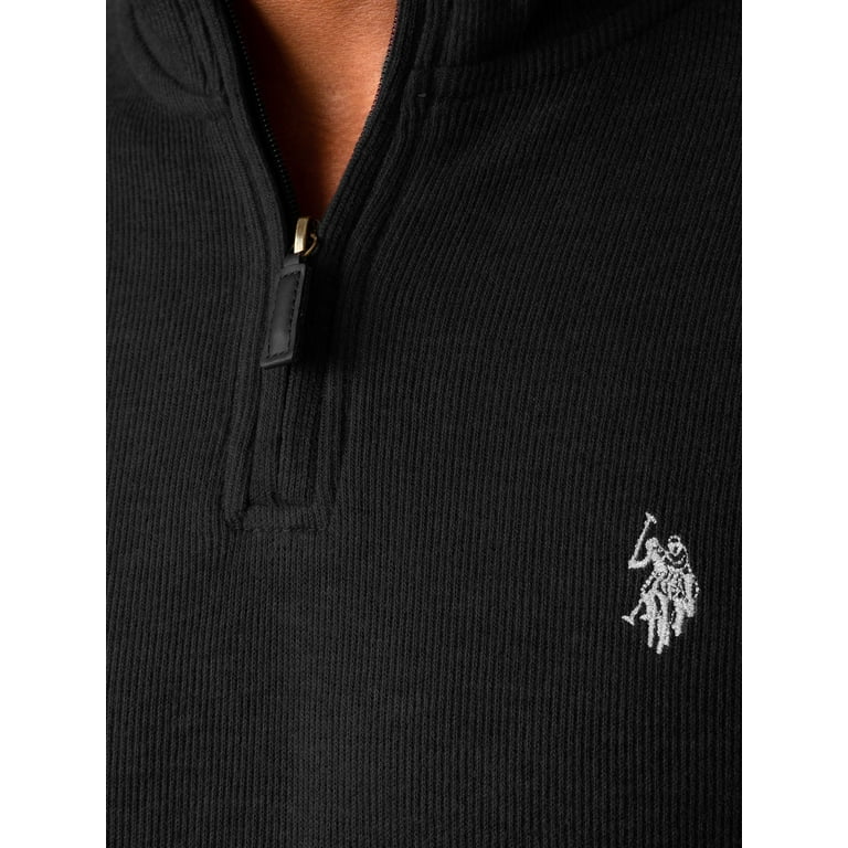 U.S. Polo Assn. Men's Classic Quarter Zip Sweater, up to