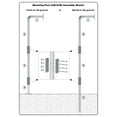 thumbnail image 2 of ALEKO Universal Keypad Gooseneck Mounting Post Black, 2 of 5