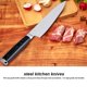 thumbnail image 5 of FINDKING-cuchillo de acero damasco para cortar frutas, verduras, carne, herramienta de cocina, 5 of 8