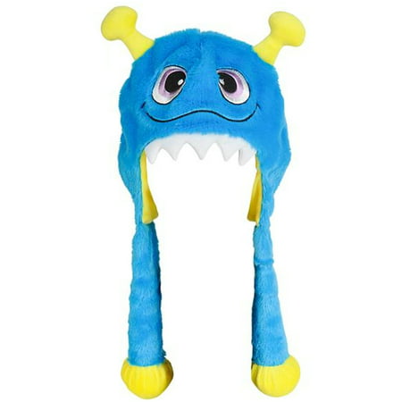 Halloween Character Cute Blue Monster Plush Hat Costume Accessory