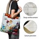 thumbnail image 3 of Rayman Bolso de tela con estampado de lienzo para mujer, bolsa de compras reutilizable y estética, con cremallera interior, regalo para mujer, 35 × 40 cm., 3 of 6