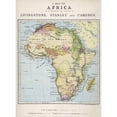 thumbnail image 2 of Map Of Africa Illustrating Travels Of Explorers Poster Print By Mary Evans Picture Library (24 X 36), 2 of 4