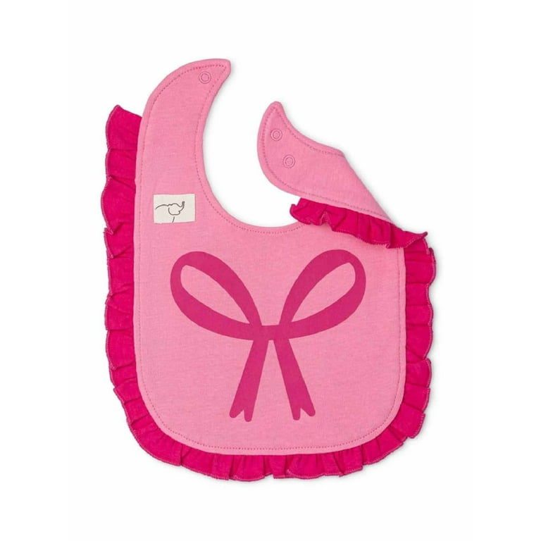 BabyBow 5 Piece Baby Cotton Bib Sets BabyBow 5 Piece Baby Cotton Bib Sets