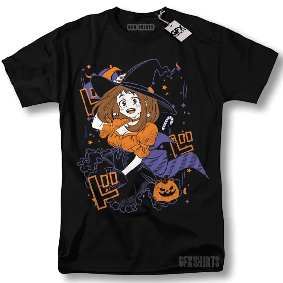 My Hero Academia Ochako Uraraka Shirt Anime Cosplay Halloween Manga T-Shirt