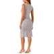 thumbnail image 3 of INSPIRE CHIC Vestido de cuerpo ajustado sin mangas de tweed con cuello barco elegante en púrpura S, 3 of 6