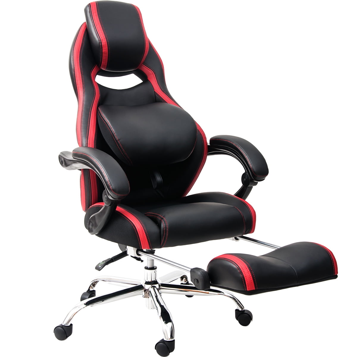 Office Executive Racing Gaming Chair Swivel Lift PU Leather Computer Desk Chairs 
