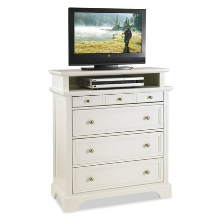 Home Styles Naples 6 Drawer Media Chest White Walmart Com