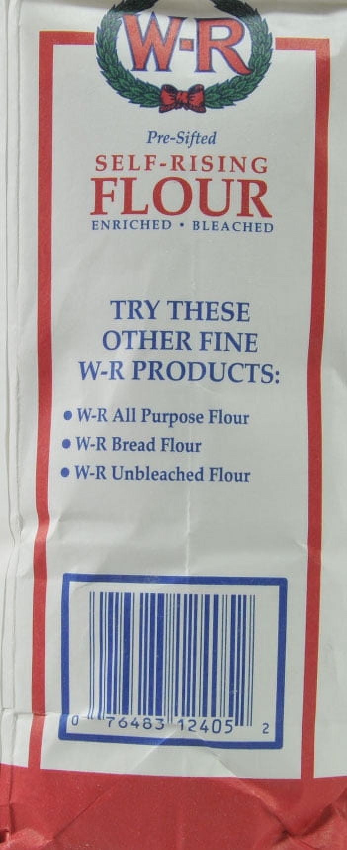 W-R: Flour Self-Rising Enriched Bleached Pre-Sifted Baking Supply, 5 Lb