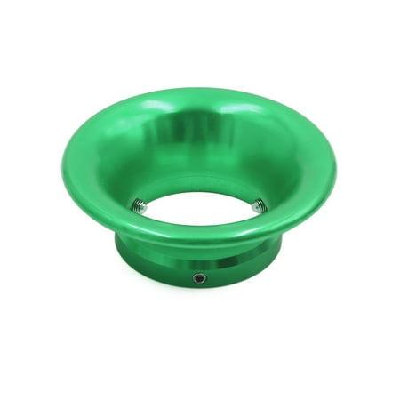 Green 50mm Inlet Dia Air Compressor Turbo Intake Velocity Stack for Motorcycle