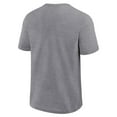 thumbnail image 3 of Men's Logo Athletic Heather Gray San Diego Padres Top Notch T-Shirt, 3 of 3