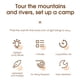thumbnail image 1 of Luz Que Acampa WEST BIKING Lighthouse Camping Light 2200mAh Linterna portátil USB (verde militar) Tmvgtek Para Estrenar, 1 of 8