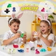 thumbnail image 5 of Prefilled Easter Eggs, 24-Piece 3D Printed Surprise Egg Set, Animal Toy Capsules for Vending Machine Prizes, Easter Basket Fillers for Boys, Girls, And Kids, Multicolor, 5 of 6