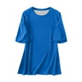 thumbnail image 4 of Stylish Women's T-Shirts Casual Short Sleeve Round Neck Basic Top for Everyday Wear Ideal for Spring and Summer Adventures, 4 of 4