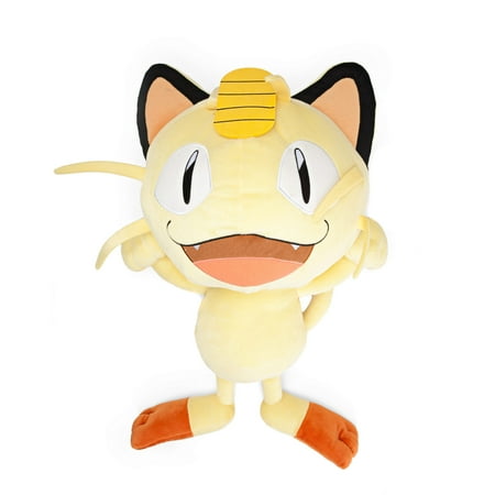 Pokemon Sun and Moon Meowth 18 inch Super Big Plush Toy - Walmart.com