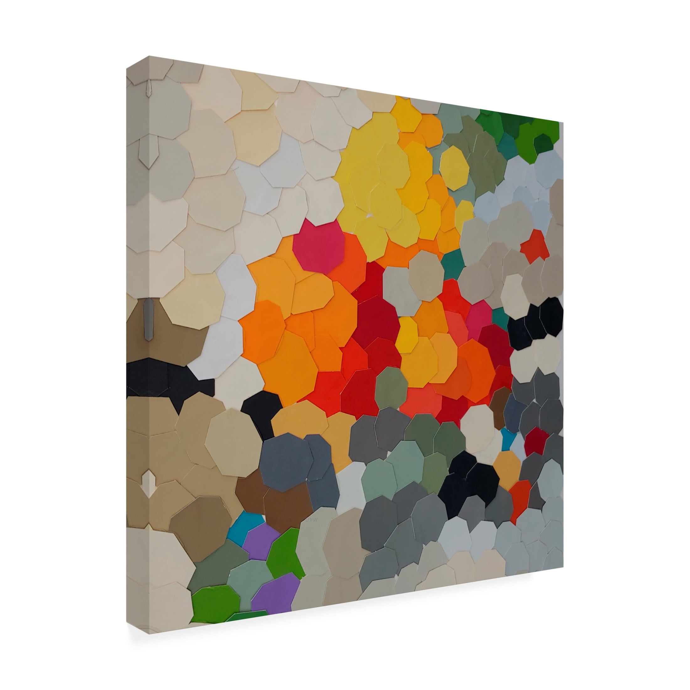 Canvas Wall Art - Coco Good 'Fruit in Bowl III' Wall Art for Living Room, Bedroom, or Office Décor by Trademark Fine Art - 24 x 24 Inches