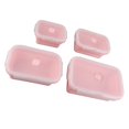 thumbnail image 3 of Food Storage Container,4pcs Silicone Food Storage Collapsible Food Container Collapsible Lunch Container Highly Recommended, 3 of 8