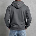 thumbnail image 6 of cllios Half Zip Hoodies for Men with Zippered Front Pocket Drawstring Long Sleeve Casual Hooded Pullover Sweatshirts, 6 of 9