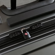 Protege Key Luggage Locks, Black, Set of 2