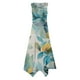 thumbnail image 3 of WILLBEST Vestidos de Lino para Mujer, Vestido Informal de Verano con Estampado Floral, sin Mangas, con Dobladillo de Pañuelo, Maxivestido sin Mangas con Bolsillos, Vestido de Playa Chica, 3 of 3