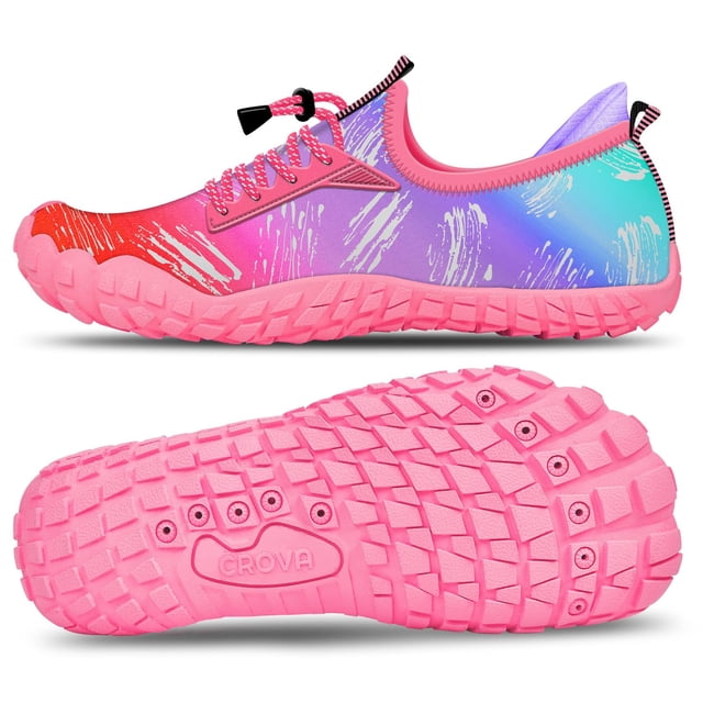 Zapatos acuáticos CROVA con empuñaduras de tacón integradas para niños, senderismo y niños grandes