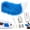Dark Blue, variant on Wagging Tail for Motorcycle, Moving Car Tail, Electric Vehicle Tail with Soft Fuzzy Design, Rechargeable Decorative Accessory for Cars Trucks SUVs RVs