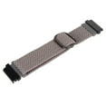 thumbnail image 3 of Correa de reloj tejida de nailon, pulsera con hebilla ajustable, correa de reloj deportivo de repuesto para Fenix 7 6 5 gris, 3 of 5