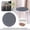 Dark Gray(2PCS), variant on 2PCS Outdoor 11.8-inch Round Reversible Seat Cushion, polyester(Grey)