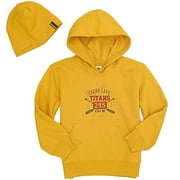 Faded Glory - Boy's Graphic Hooded Sweatshirt & Beanie