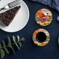 thumbnail image 6 of ZHANZZK Thanksgiving Farm Autumn Barn Gnome and Red Truck Set of 4 Round Coaster for Drinks, Absorbent Ceramic Stone Coasters Cup Mat with Cork Base for Home Kitchen Room Coffee Table Bar Decor, 6 of 6