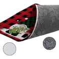 thumbnail image 6 of Kitchen Rug Mat Merry Christmas Gnome, Set of 2, Anti-Fatigue Non-Skid Washable Kitchen Runner Rugs, Red Buffalo Plaid Soft Comfort Rug for Kitchen, Floor Home, Front of Sink, Laundry, 6 of 6