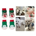 thumbnail image 2 of Outdoor Dog Socks Protective Adjustable Winter Dog Shoes for Outdoor Christmas Themed Shoes Soles, 2 of 8
