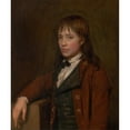 thumbnail image 2 of John Opie 12x14 Gold Ornate Wood Frame and Double Matted Museum Art Print Titled - Thomas Abraham of Gurrington, Devon, 2 of 4