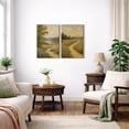 thumbnail image 4 of Canvas Print Vintage Country Landscape Wall Art Set of 2 Modern Farmhouse Decorative for Living Room Bedroom - 16"x24" x 2, 4 of 8