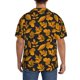 thumbnail image 3 of Fotbe fall leaf Camisa Estampada de Manga Corta para Hombre, Casual de Verano, Estilo Playero, Sin Arrugas-Medium, 3 of 5