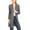 Charcoal, variant on Women's Classic Long Sleeve Cardigan with Side Pockets for Everyday Wear